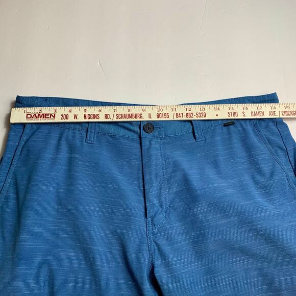 Travis Mathew Men's 36 Stretch Golf Performance Nylon Blend Shorts Blue - Picture 7 of 10